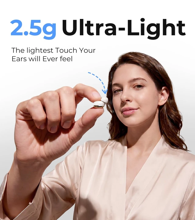 Alt view image 3 of 7 - Sleep Earbuds for Side Sleepers, Mini Noise Cancelling Earbuds 60+ White Noise,50DB ANC, Sleep Mode, 2.5g Invisible Sleep Headphones for Side Sleepers, 50H Playtime, Bluetooth 6.0