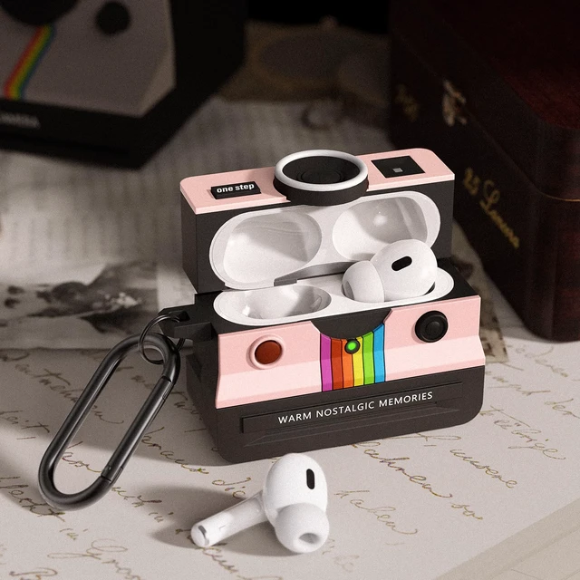 Alt view image 6 of 6 - Case for Apple AirPods Pro 2 Cases with Camera Cover Compatible Anti-Drop Silicone Cover AirPods Pro Accessories Kit Cleaning Tools for Earbuds Keychain Earphone Cases (Pink, Airpods Pro 2/1 Case)