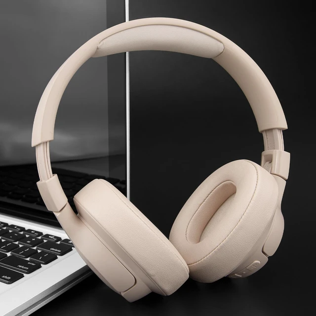 Alt view image 3 of 7 - Earpads Replacement for JBL Tune 700BT, 710BT, 720BT, 750BTNC, 760NC, 770NC Wireless Over-Ear Headphones, Ear Pads Cushions with Soft Protein Leather and High-Density Foam - Sand Dune