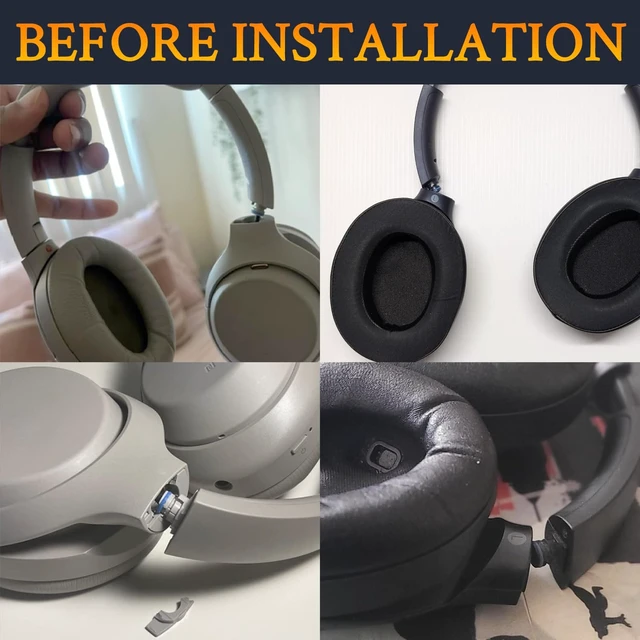 Alt view image 4 of 7 - Hinge Swivel for Sony WH-1000XM4 - Black for WH1000XM4 (XM4) Headphones