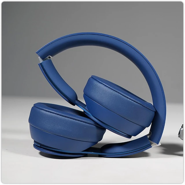 Alt view image 7 of 7 - Replacement Ear Pads for Beats Solo 2 & Solo 3 Wired & Wireless Headphones, Ear Cushions, Ear Cups Cover Repair Parts (Blue)