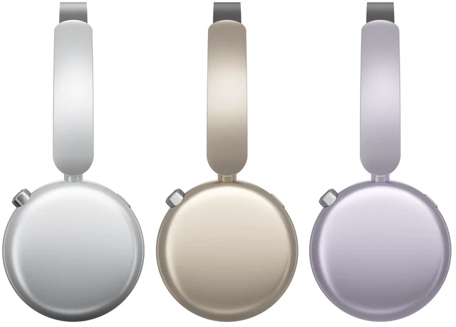 Alt view image 6 of 7 - Q60 Wireless Bluetooth On-Ear Headphones Lightweight Built-in Micphone, 40 Hours Up Battery Life, Bass Mode, Memory Earmuffs (Starlight)