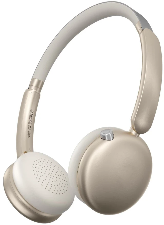 Alt view image 7 of 7 - Q60 Wireless Bluetooth On-Ear Headphones Lightweight Built-in Micphone, 40 Hours Up Battery Life, Bass Mode, Memory Earmuffs (Starlight)