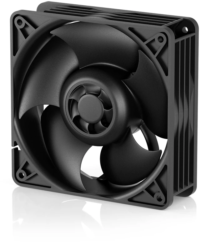 Main image of S12038-8K - 120x120x38 mm Server Fan, 800-8000 RPM, PWM Regulated, 4-Pin Connector, 12 V DC, Especially efficient, Black