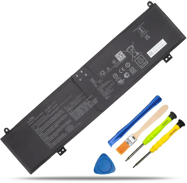 Main image of C41N2013 C41N2013-1 Battery Replacement for Asus ROG Strix G15 G533 For G17 G733 Rog Strix Scar 15 G513 17 G713 Zephyrus M16 GU603 G15 GA503 S17 GX703 Series, 0B200-03880000 15.4V 90Wh