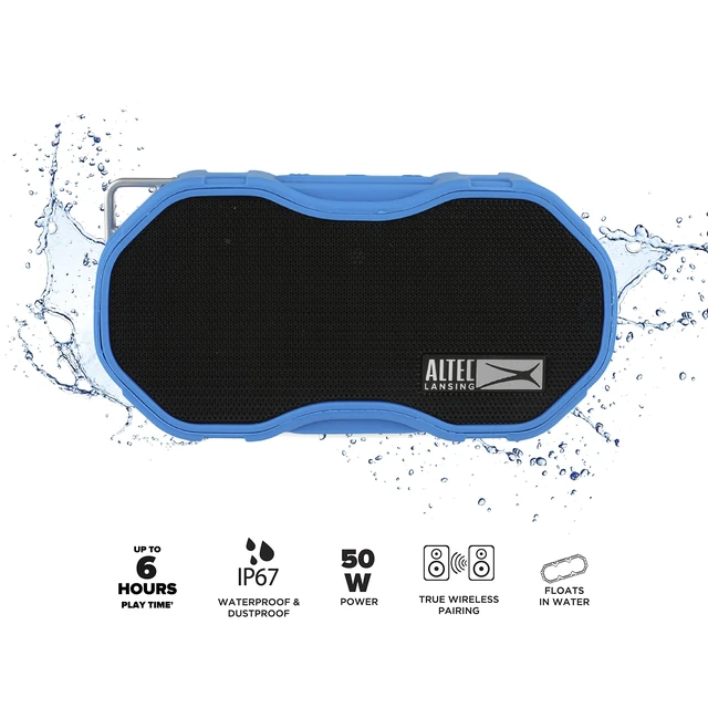Alt view image 2 of 7 - Portable Bluetooth Speaker, Waterproof IP67