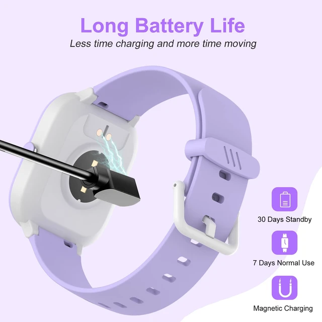 Alt view image 5 of 7 - Kids Watch, IP68 Waterproof Smart Watch with 19 Sport Modes, Pedometer, 19 Sports Modes, Great Tracker Gift for Kids
