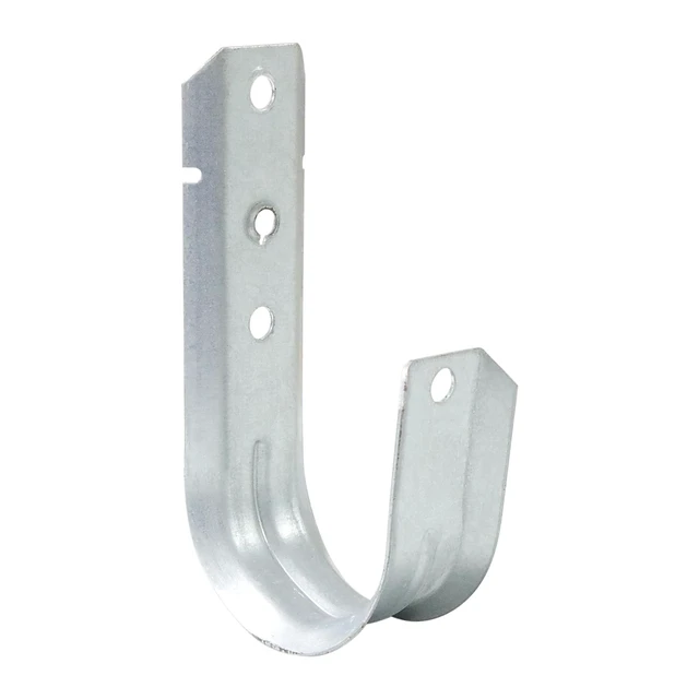 Alt view image 2 of 7 - 25 Pack 2" Heavy Duty Cable Support J Hooks, Cable and Wire Support J-Hook Hangers for Wall Mounting and Attaching to Vertical Surfaces