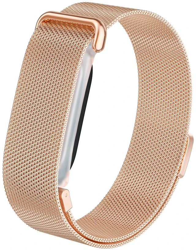 Main image of Mesh Band Compatible for Google Fitbit Air,Stainless Steel Milanese Loop Metal Strap with Smooth Edges Magnetic Clasp,Adjustable Breathable Replacement Wristband for Men Women Dress Work Sport Daily