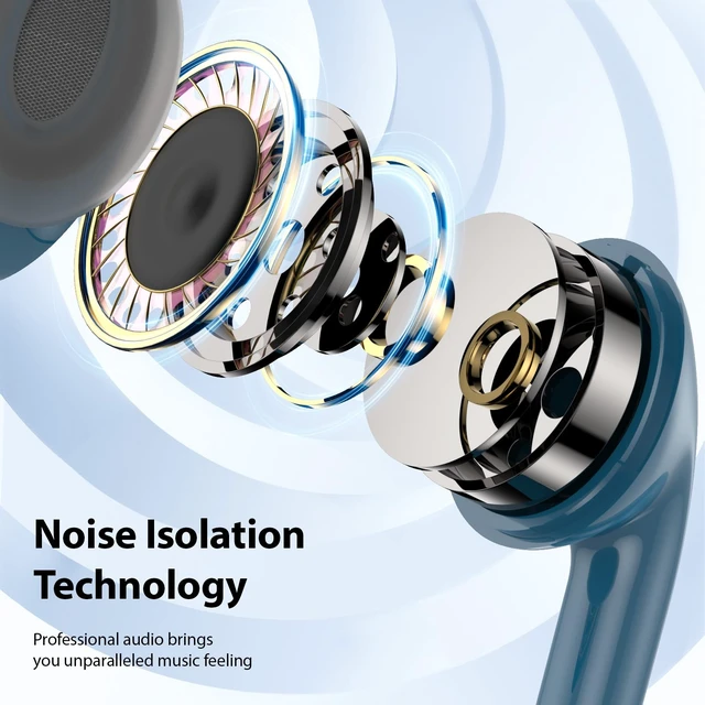 Alt view image 2 of 7 - USB C Earbuds Headphones for iPad 10th Gen for iPhone Duo 18 Pro 17 15 Blue USB-C Wired Earphones with Mic Volume Control Noise Isolating HiFi Stereo Type C Headset for Google Pixel 11 Pro/Galaxy S26