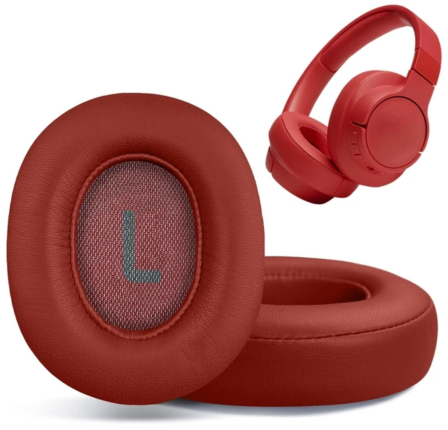 Main image of Replacement Ear Pads for JBL Tune 700(700BT)/710(710BT)/720(720BT)/750(750BT,750BTNC)/760(760NC)/770(770NC) Headphones, Headset Ear Cushions, Headset Earpads, Ear Cups Cover-Red