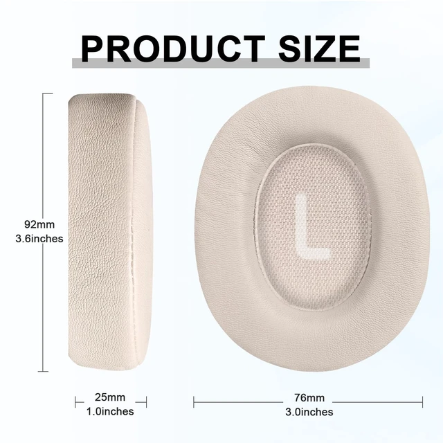 Alt view image 3 of 7 - Replacement Ear Pads for JBL Tune 700(700BT)/710(710BT)/720(720BT)/750(750BT,750BTNC)/760(760NC)/770(770NC) Headphones, Headset Ear Cushions, Headset Earpads, Ear Cups Cover (Pink)