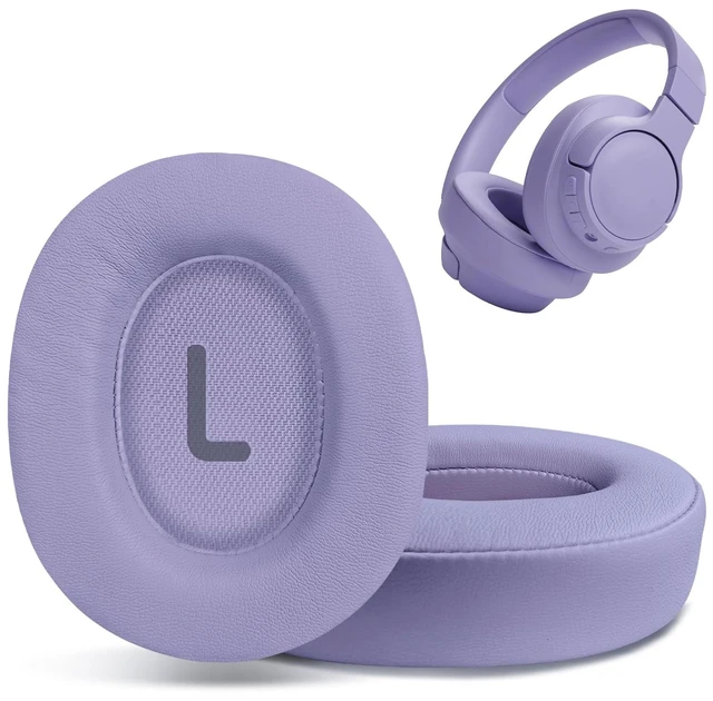 Main image of Replacement Ear Pads for JBL Tune 700(700BT)/710(710BT)/720(720BT)/750(750BT,750BTNC)/760(760NC)/770(770NC) Headphones, Headset Ear Cushions, Headset Earpads, Ear Cups Cover (Purple)