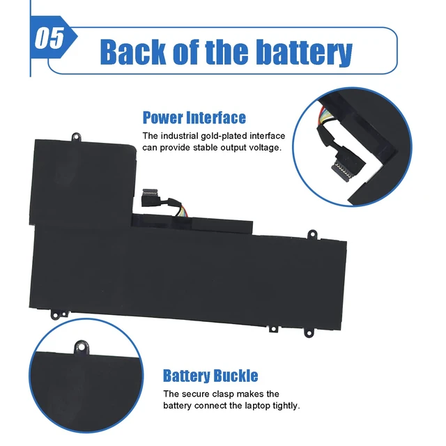 Alt view image 6 of 6 - L15L4PC2 L15M4PC2 Laptop Battery Compatible with Lenovo Yoga 710-14IKB 710-14ISK 710-15IKB 710-15ISK 710-14ISK-IFI 710-14ISK-ISE Series Notebook 5B10K90778 5B10K90802 7.6V 53Wh/6974mAh
