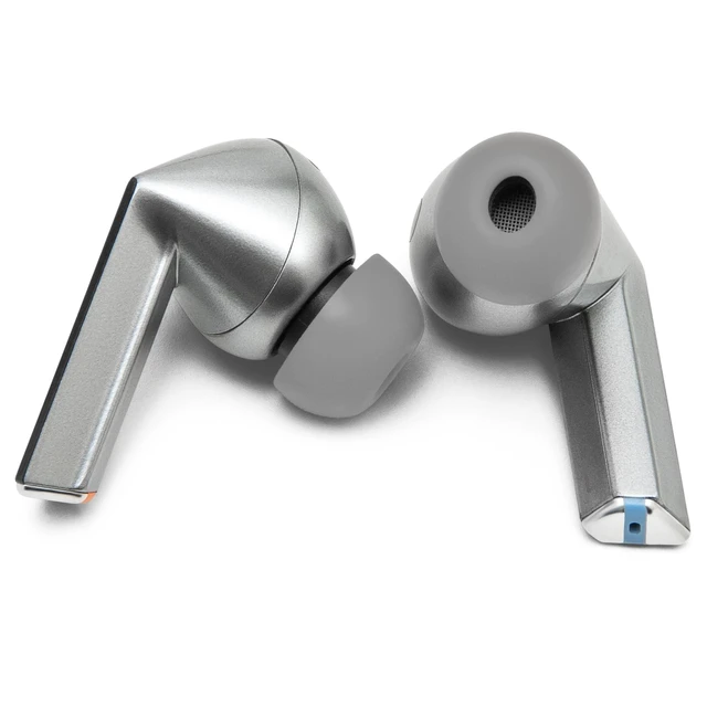 Alt view image 6 of 7 - TipZ Galaxy - Memory Foam Ear Tips for Samsung Galaxy Buds Pro 3 & Pro 4 Made by Wicked Cushions Improved Comfort, Tighter Seal & Better Foam Rebound Time Grey