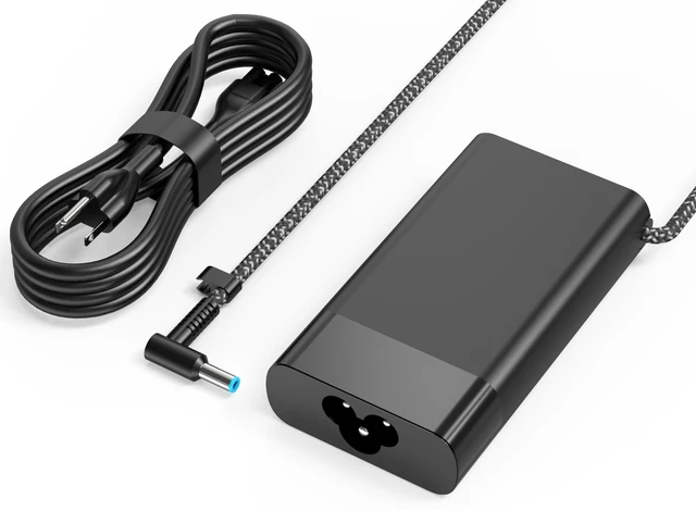 Main image of 65W Laptop Charger 19.5V 3.33A Compatible with HP Envy,Spectre x360,EliteBook Pavilion Stream X360,ProBook 11 450 650 640 G1 G2 G3 G4 G5 G6 G7 Blue Tip 4.5 * 3.0mm Power Supply Cord