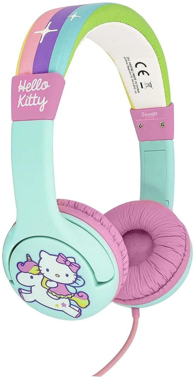Main image of Hello Kitty Unicorn Children's Wired Headphones Multi-Coloured