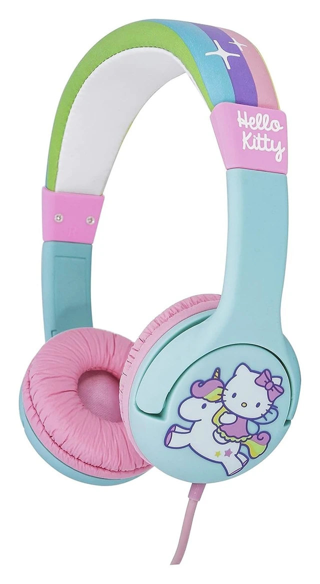 Alt view image 4 of 4 - Hello Kitty Unicorn Children's Wired Headphones Multi-Coloured