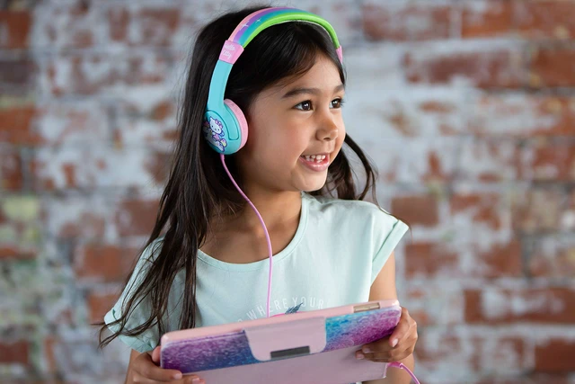 Alt view image 2 of 4 - Hello Kitty Unicorn Children's Wired Headphones Multi-Coloured