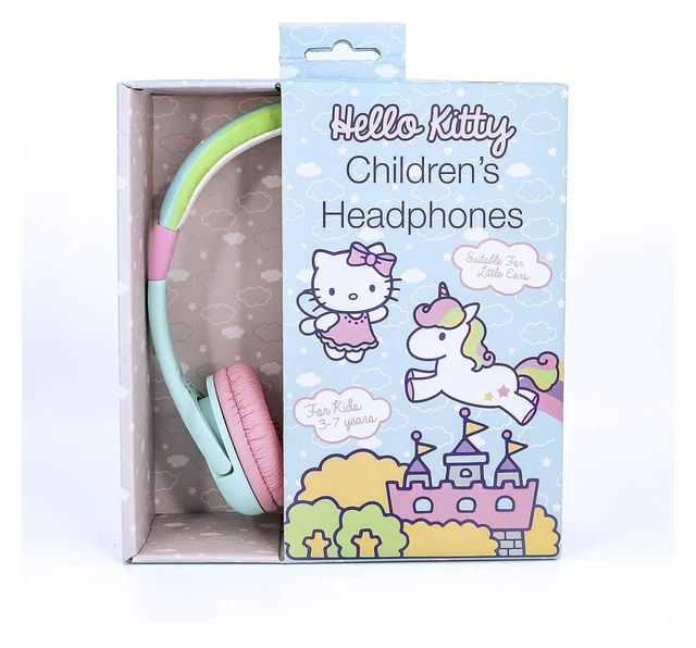 Alt view image 3 of 4 - Hello Kitty Unicorn Children's Wired Headphones Multi-Coloured