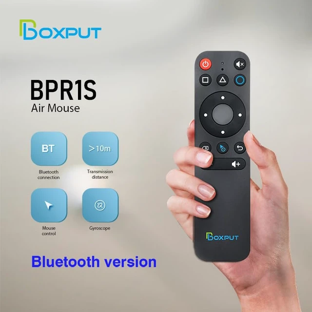 Alt view image 2 of 7 - BPR1S BT Remote IR Learning Remote with Air Mouse and Voice Control Universal Replacement Remote for ATV Android Box TV Stick Set-Top Box