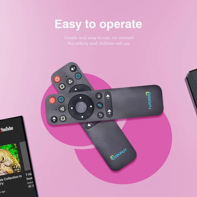 Alt view image 4 of 7 - BPR1S BT Remote IR Learning Remote with Air Mouse and Voice Control Universal Replacement Remote for ATV Android Box TV Stick Set-Top Box