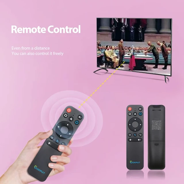 Alt view image 5 of 7 - BPR1S BT Remote IR Learning Remote with Air Mouse and Voice Control Universal Replacement Remote for ATV Android Box TV Stick Set-Top Box