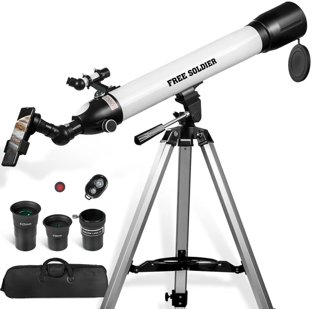 Main image of Telescopes for Adults High Powered, 700x90mm AZ Astronomical Professional Refractor Telescope for Beginners Astronomy with Advanced Eyepieces, Cool Astronomy for Christmas, White