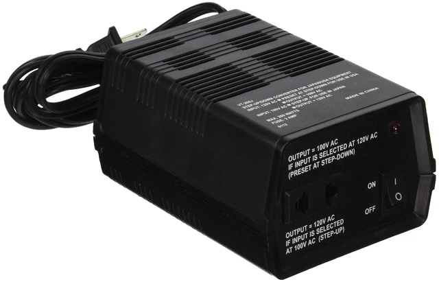 Main image of VT-200J Japanese Step Up / Down Voltage Transformer Converts Japan 100 Volts To 110V OR 110V to 100 Volt - 200 Watt,Black