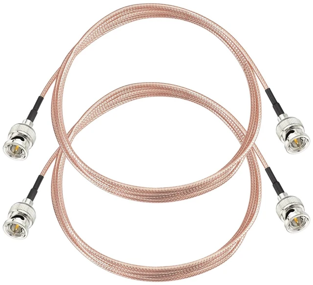 Main image of 3G SDI Cable 6ft BNC Cable 75 Ohm for Cameras Monitor Vedio Recorder BMCC Video Extender Supports HD-SDI 3G-SDI 4K SDI Video Jumper 2Pcs
