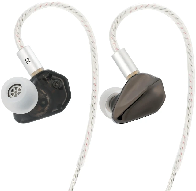 Main image of Loric IEMs, PU+ Titanium Diaphragm Drive in-Ear Monitors, Dual-Magnet & Dual-Chamber Driver, Ultralight Zinc Alloy Wired Earbuds, Detachable 160-Core Silver-Plated Cable(Black, USB-C)