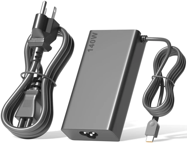 Main image of 140W USB C Laptop Charger for Lenovo Yoga Pro ThinkPad HP OMEN Transcend 14 For 16s P15s P14s Yoga Pro 7 IdeaPad Pro 5 /HP Spectre x360 16 Msi Prestige 14 AI Studio Computer Avalon Nano 3