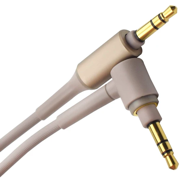 Alt view image 2 of 5 - Replacement WH-1000XM5 WH-1000XM4 Headphone Audio Cable Cord Aux Wire Compatible with Sony WH-1000XM6 MDR-1000X MDR-XB950BT WH-1000XM3 WH-CH700N MDR-100ABN MDR-1ADAC MDR-XB950N1 Headphones (Gold)