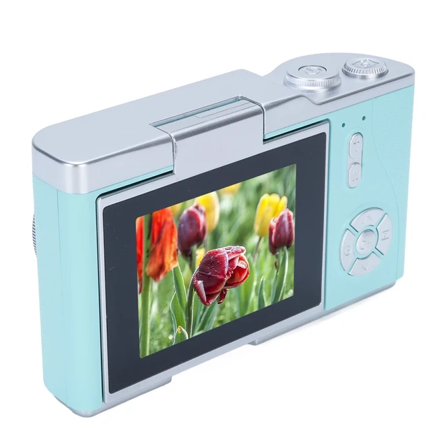 Alt view image 7 of 7 - Digital Camera, 1080P HD 48MP Digital Point & Shoot Camera with 2.4 Inch HD Flip Screen, Built in LED Fill Light, 8X Digital Zoom, for Teens Students (Green)