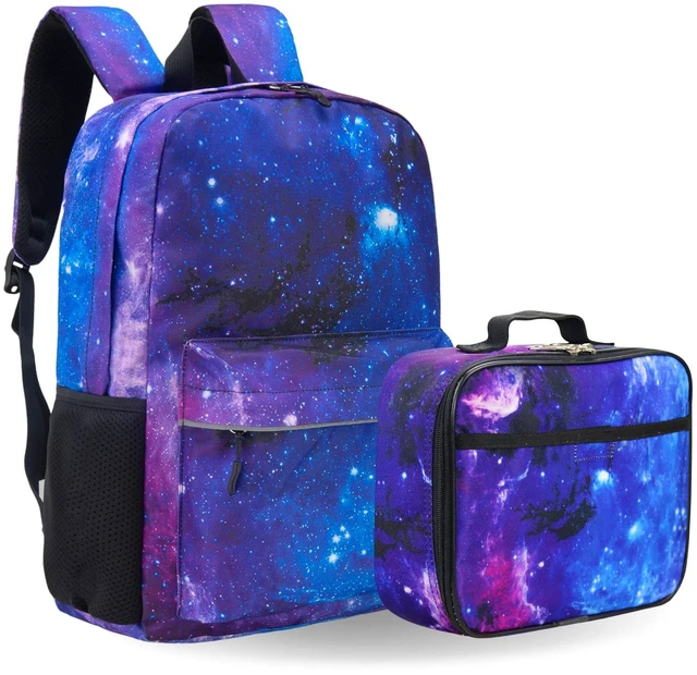 Main image of Kids' Backpack with Lunch Box Set for Boys and Girls, School Bag with Laptop Compartment and Insulated Lunch Bag