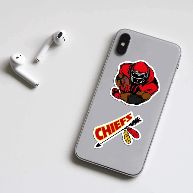 Alt view image 7 of 7 - 117PCS Kansas Stickers City Pack Chief Rugby Kansas and Football Decals for Phone, Water Bottle, Laptop, Car, Helmet Waterproof Vinyl Kansas Gifts City for Kids Teens Adults Fans