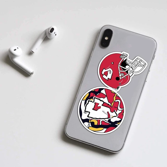 Alt view image 6 of 7 - 117PCS Kansas Stickers City Pack Chief Rugby Kansas and Football Decals for Phone, Water Bottle, Laptop, Car, Helmet Waterproof Vinyl Kansas Gifts City for Kids Teens Adults Fans