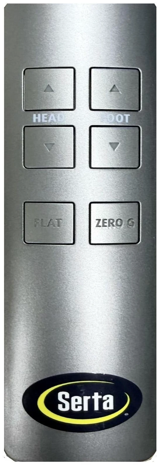 Main image of Replacement Remote Compatible with Serta /iSeries - Grey Serta Logo Control for Adjustable Beds