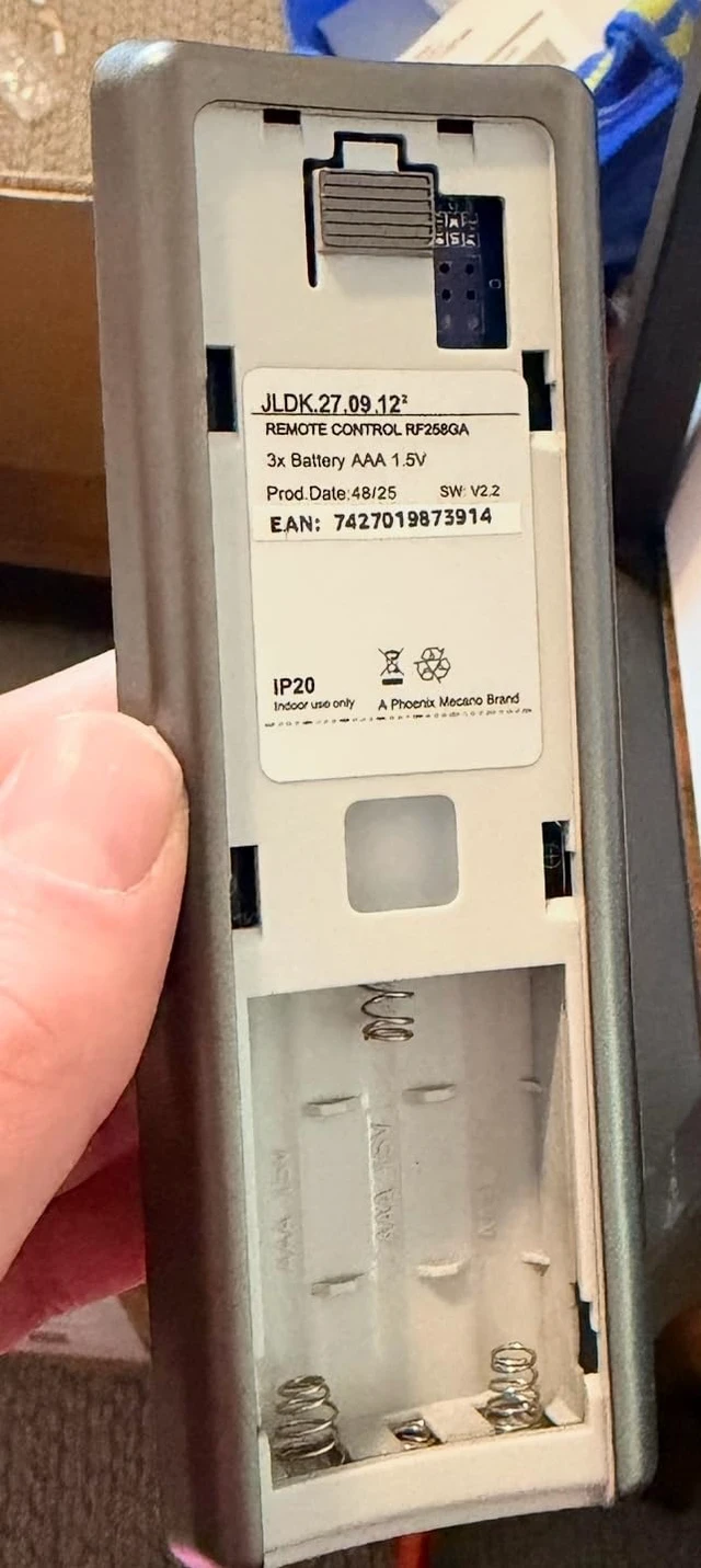 Alt view image 3 of 3 - Replacement Remote Compatible with Serta /iSeries - Grey Serta Logo Control for Adjustable Beds