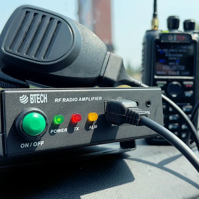 Alt view image 7 of 7 - AMP-220 Amplifier 30-50W Power Boost for 1.25M Band Compatible with Handheld Radios Amplifies Analog and Digital Modes Ideal for Mobile, Field, & Home Use