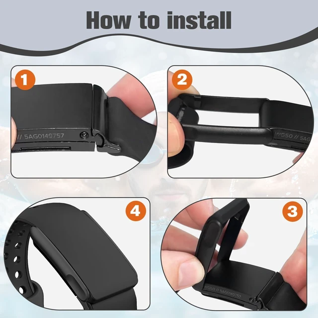 Alt view image 5 of 7 - Bands Compatible with Whoop 5.0 Band - Breathable with Air Holes & On-Wrist Charging, Waterproof Replacement Silicone Sport Strap for Whoop 5.0 One/Peak/Life/MG, Not for Whoop 4.0
