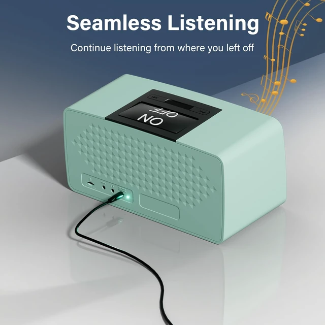 Alt view image 4 of 6 - Big Button Simple Music Player for Seniors Elderly Dementia Alzheimer's No Words of Dementia Alzheimer's on Packaging and Manual, Great Gift, No Need WiFi / Bluetooth with 32GB TF Card
