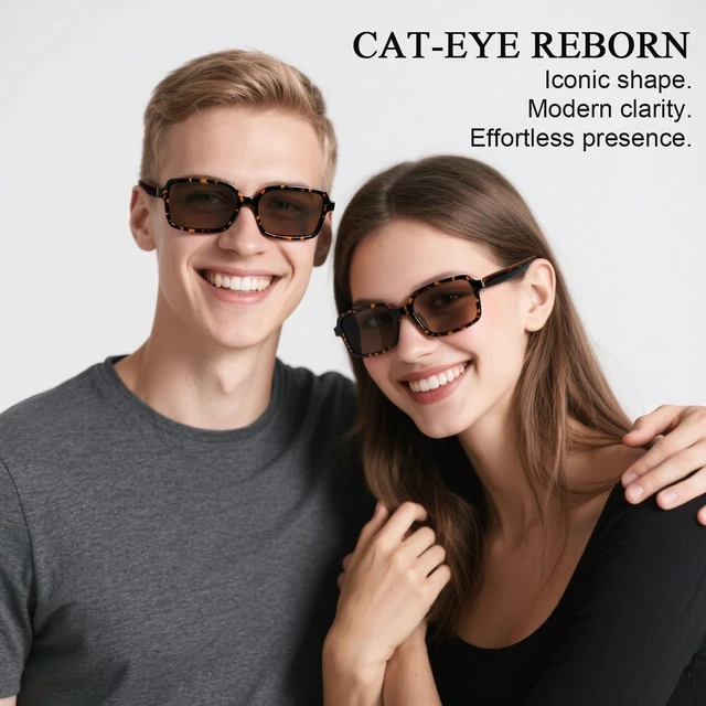 Alt view image 3 of 7 - Tea Square Sleek Smart Translation Polarized Sunglasses Women