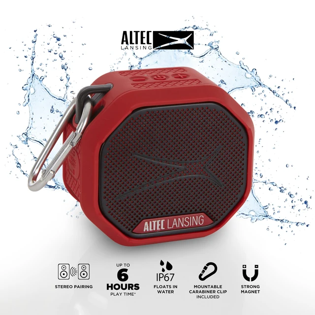 Alt view image 3 of 7 - HYDRATREK Magnetic Bluetooth Speaker, Waterproof IP67, 5W RMS Output, True Wireless Pairing, USB-C Quick Charge, 3.7V 400mAh Battery, Voice Assistant, Perfect for Any Adventure