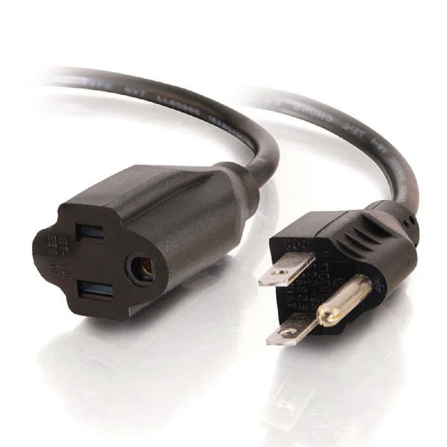 Alt view image 2 of 5 - CABLES TO GO 15FT OUTLET SAVER POWER EXTENSION CORD