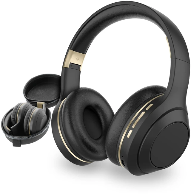 Main image of OSH Over Ear Bluetooth Wireless Headphones, Active Noise Canceling -20dB Reduction, 22 Hour Battery Life, Control Buttons, Built in Microphone, USB C Charging and Carrying Case Included