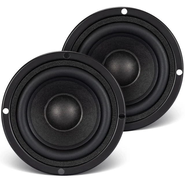 Alt view image 2 of 7 - 2PCS 3 Inch Full Range Woofer Speaker, 4 Ohm Anti-Magnetic Unit Anti-Magnetic Multimedia Loudspeaker for DIY Audio, 5-15W HiFi Tweeter for Bookshelf Speakers, Boom Box & Home Theater