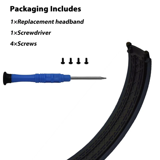 Alt view image 6 of 7 - Headband Replacement for Studio 3.0 A1914/ Studio 2.0 Wireless Headphones Studio 3 Top Headband Replacement Head Band Parts Accessories,Not Easy To Break,As Same As OEM Repair Kit, Matte Black