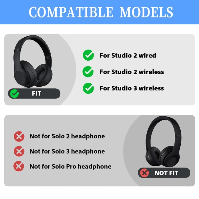 Alt view image 2 of 7 - Headband Replacement for Studio 3.0 A1914/ Studio 2.0 Wireless Headphones Studio 3 Top Headband Replacement Head Band Parts Accessories,Not Easy To Break,As Same As OEM Repair Kit, Matte Black