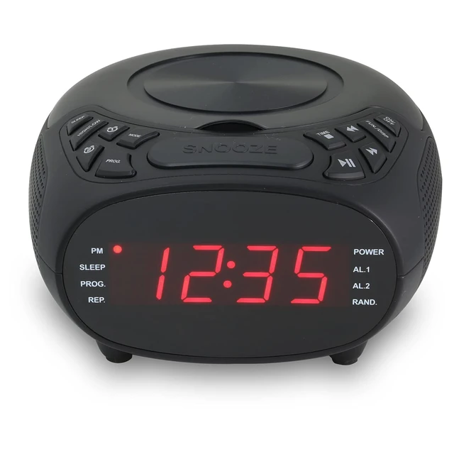 Alt view image 4 of 5 - CD Clock Radio with CD Player, FM Radio & Dual Alarm CD Player Dual Alarm FM Radio Battery Backup